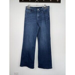 s.Oliver SURI Wide Leg Jeans 30X 31 High Rise Size US 8 Blue